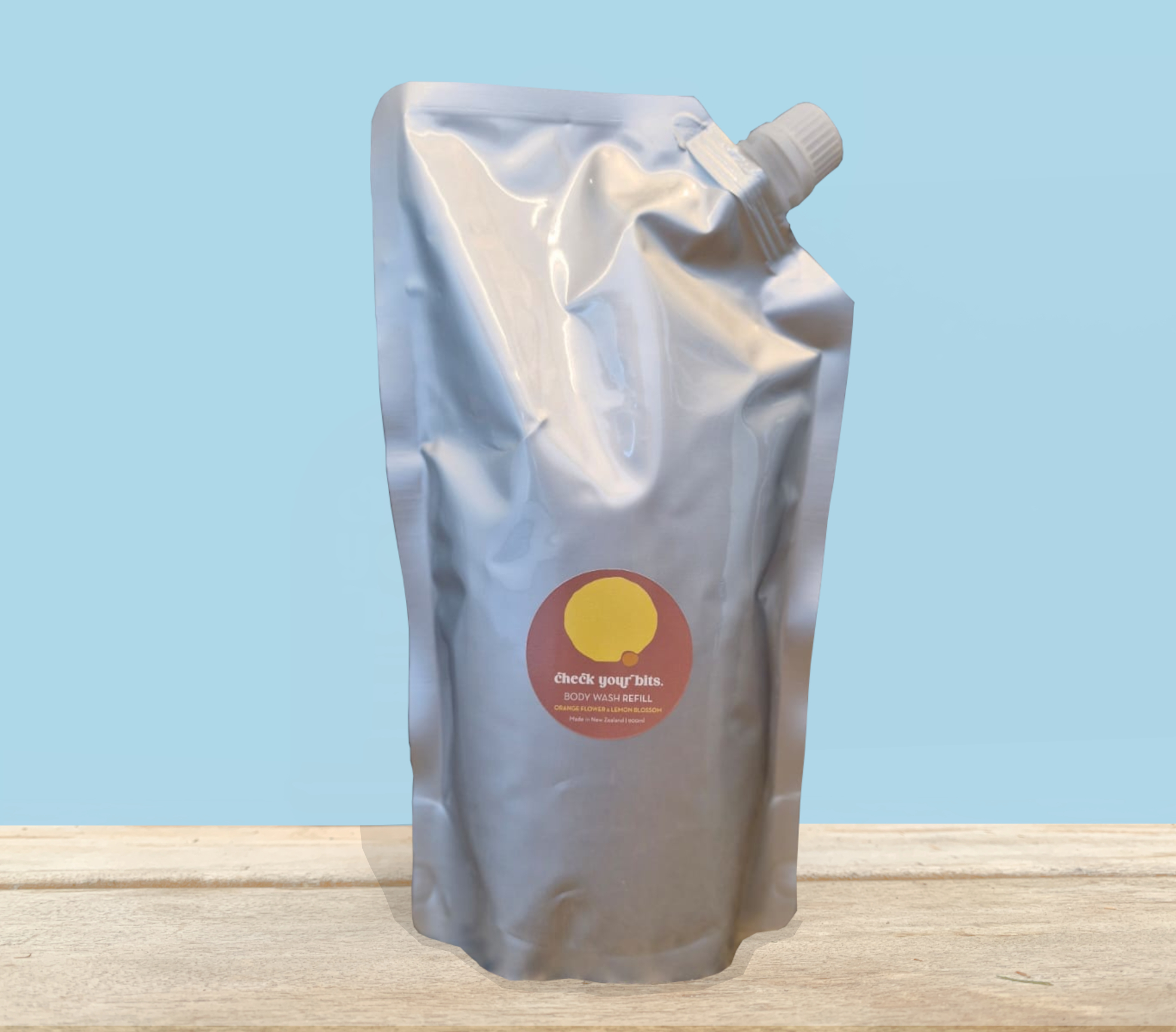 Check Your Bits 900ml body wash refill pouch