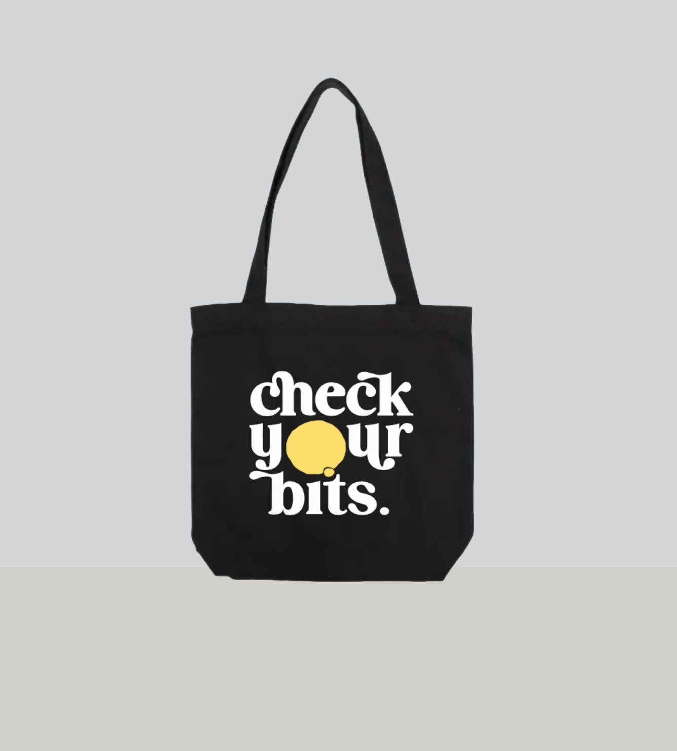 Branded Tote – Black